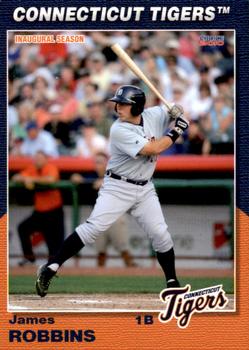 2010 Choice Connecticut Tigers #26 James Robbins Front