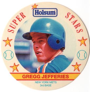 1989 Holsum Discs #11 Gregg Jefferies Front