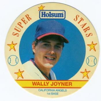 1989 Holsum Discs #1 Wally Joyner Front