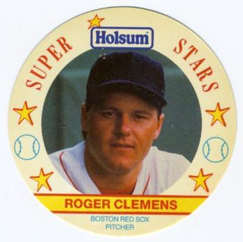 1989 Holsum Discs #16 Roger Clemens Front