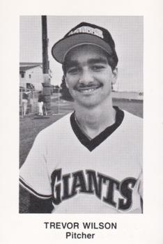 1985 Pacific Everett Giants II #NNO Trevor Wilson Front