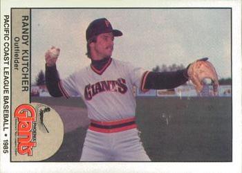 1985 Cramer Phoenix Giants #177 Randy Kutcher Front