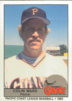 1985 Cramer Phoenix Giants #198 Colin Ward Front