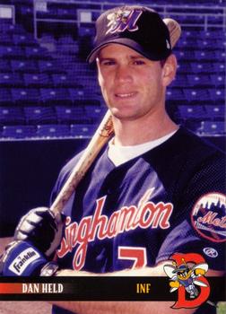 2000 Blueline Q-Cards Binghamton Mets #20 Dan Held Front