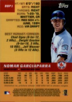 2000 Bowman - Bowman's Best Previews #BBP3 Nomar Garciaparra  Back