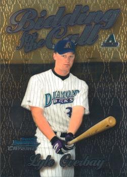 2000 Bowman Chrome - Bidding for the Call #BC15 Lyle Overbay  Front