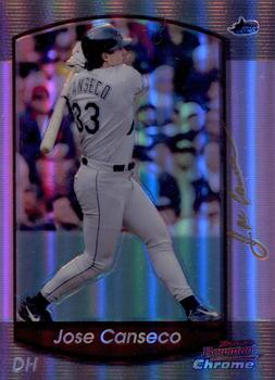2000 Bowman Chrome - Refractors #44 Jose Canseco  Front