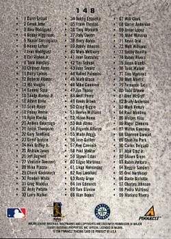 1998 Pinnacle Inside #148 Ken Griffey Jr. Back