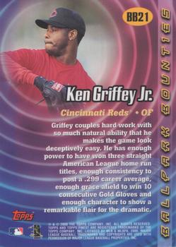 2000 Finest - Ballpark Bounties #BB21 Ken Griffey Jr.  Back