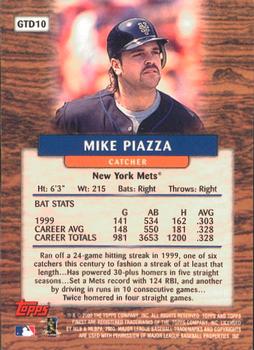 2000 Finest - Going the Distance #GTD10 Mike Piazza  Back