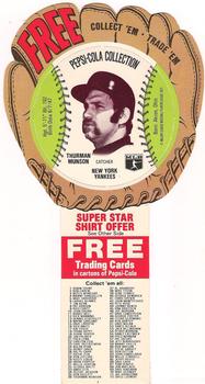 1977 Pepsi-Cola Collection Glove Discs - Full Gloves #36 Thurman Munson Front