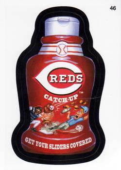 2016 Topps MLB Wacky Packages #46 Reds Catch-Up Front