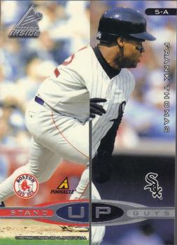1998 Pinnacle Inside - Stand Up Guys #5-A / 5-B Mo Vaughn / Frank Thomas / Mark McGwire / Jeff Bagwell Front