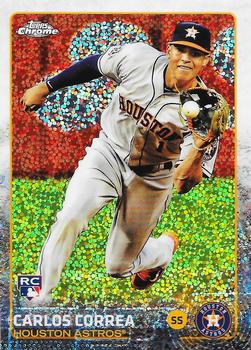 2015 Topps Chrome Update #US174 Carlos Correa Front