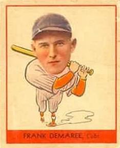 1938 Goudey Heads-Up (R323) #244 Frank Demaree Front