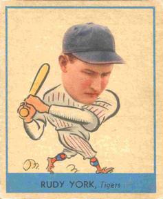 1938 Goudey Heads-Up (R323) #260 Rudy York Front