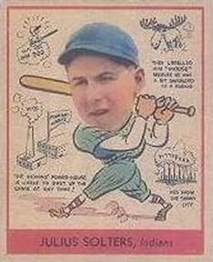 1938 Goudey Heads-Up (R323) #279 Moose Solters Front