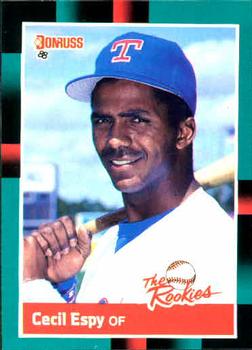 1988 Donruss The Rookies #9 Cecil Espy Front