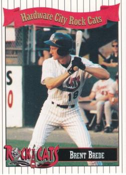 1995 Multi-Ad Hardware City Rock Cats #1 Brent Brede Front