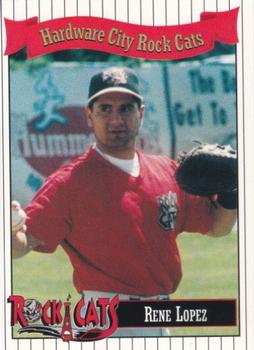 1995 Multi-Ad Hardware City Rock Cats #13 Rene Lopez Front