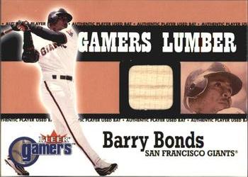2000 Fleer Gamers - Gamers Lumber #NNO Barry Bonds  Front