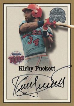 2000 Fleer Greats of the Game - Autographs #NNO Kirby Puckett Front