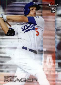 2016 Finest #58 Corey Seager Front