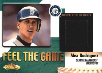 2000 Fleer Showcase - Feel the Game #NNO Alex Rodriguez  Front