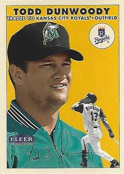 2000 Fleer Tradition Glossy #158 Todd Dunwoody Front
