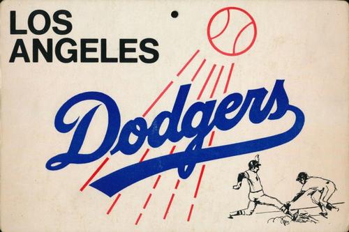 1973-74 Fleer Big Signs #NNO Los Angeles Dodgers Front