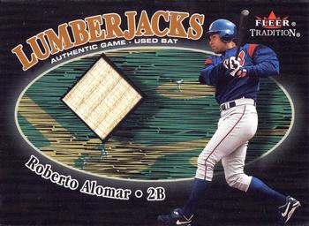 2000 Fleer Tradition Glossy - Lumberjacks #NNO Roberto Alomar Front