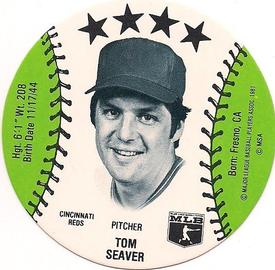 1982 On Deck Cookies Discs #NNO Tom Seaver Front