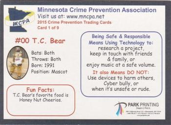 2015 Minnesota Twins Police #1 TC Bear Back