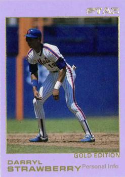 1988-89 Star Gold #49 Darryl Strawberry Front