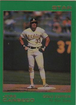 1988-89 Star Gold #93 Jose Canseco Front