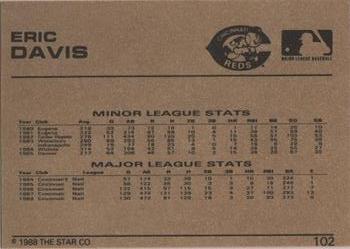 1988-89 Star Gold #102 Eric Davis Back