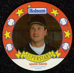 1990 Holsum Discs #6 Mark Davis Front