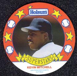 1990 Holsum Discs #9 Kevin Mitchell Front