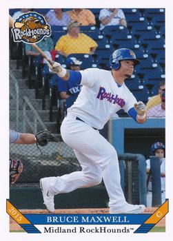 2015 Grandstand Midland RockHounds #NNO Bruce Maxwell Front