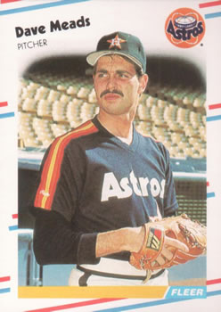 1988 Fleer #453 Dave Meads Front