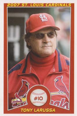 2007 St. Louis Cardinals Police #NNO Tony LaRussa Front