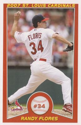 2007 St. Louis Cardinals Police #NNO Randy Flores Front