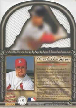 2000 Pacific Crown Collection - In the Cage #15 Mark McGwire  Back
