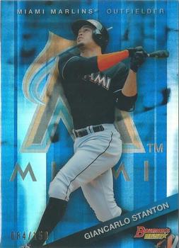 2015 Bowman's Best - Blue Refractor #34 Giancarlo Stanton Front