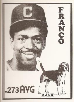 1984 Ajax Dog Food (unlicensed) #NNO Julio Franco Front