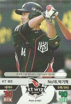2015 SMG Ntreev Baseball's Best Players Hell's Fireball #PA01-KT007 Ki-Hyuk Park Front
