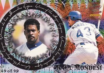 2000 Pacific Crown Collection - Latinos of the Major Leagues Parallel #36 Raul Mondesi  Front
