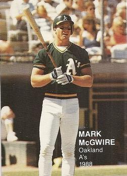 1988 Classic Superstars Photos (unlicensed) #3 Mark McGwire Front