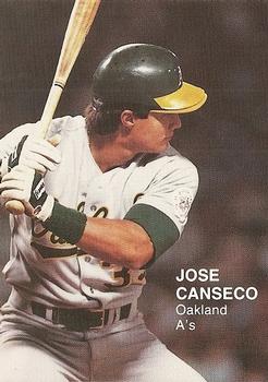 1988 Play Ball America (unlicensed) #NNO Jose Canseco Front