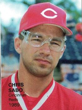 1989 Big Apple Sportscards Superstar Photos (unlicensed) #13 Chris Sabo Front